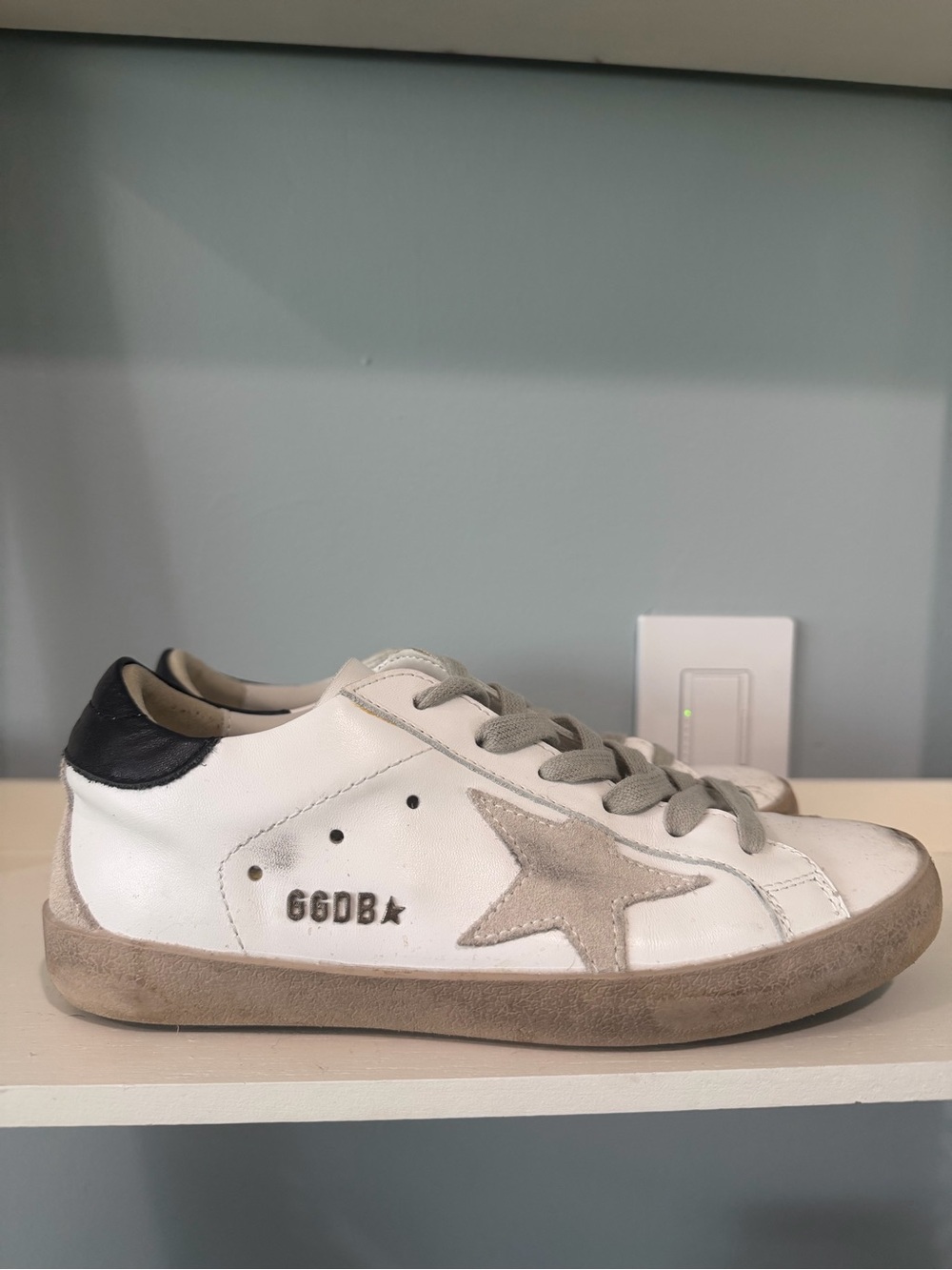 Golden Goose Super Star White Leather Sneaker EU 37